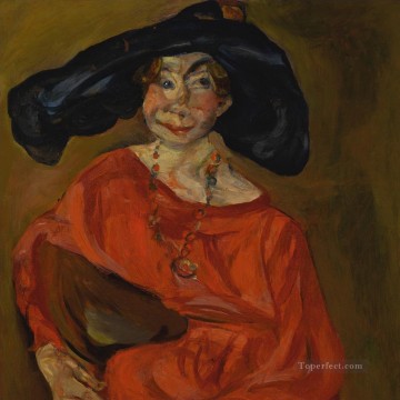 THE WOMAN IN RED Chaim Soutine Oil Paintings